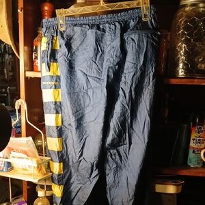 Blue and Yellow Men's Joggers